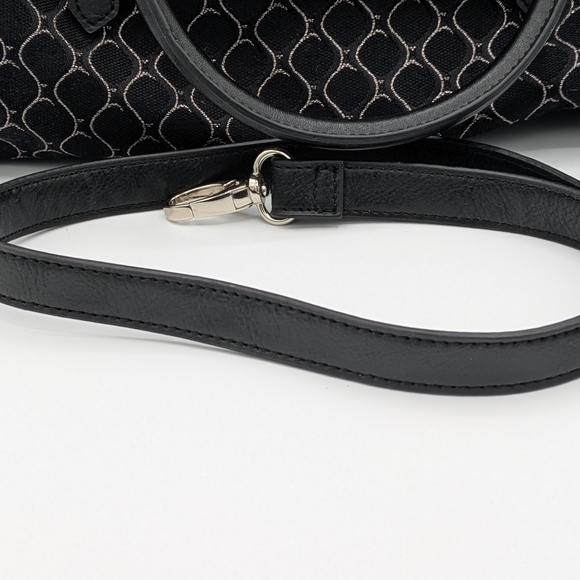 Nine West Black & Silver Patterned Handbag - Picture 5 of 11